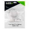 Gizzu USB-C na Lightning kábel, 1,8 m, 27 W PD, biely (GCPU2L18)