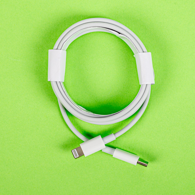 Gizzu USB-C na Lightning kábel, 1,8 m, 27 W PD, biely (GCPU2L18)