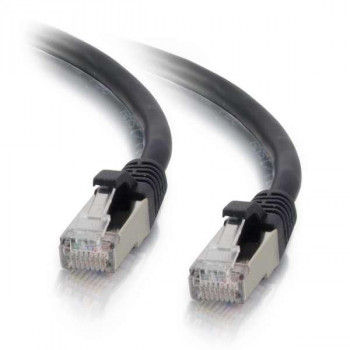 Mercodan Cat6a S/FTP Patch kábel RJ45, 1 m, čierna