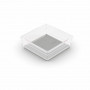 KIS Box Sistemo Organizer 6 15 x 15 x 5 cm transparentná/svetlosivá