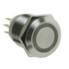 Lamptron vandalizmus odolný spínač / vypínač 16mm - Silverline - modrý