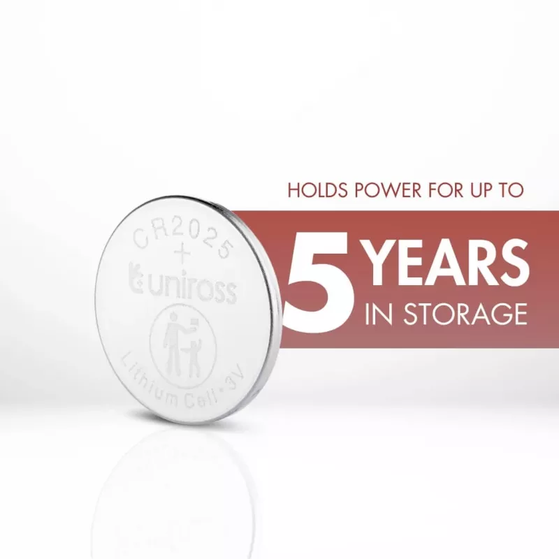 Uniross Lithium CR2025 gombíkové batérie, 4 ks