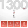 Uniross Max Power alkalické batérie AAA / LR03 1300mAh, 4 ks