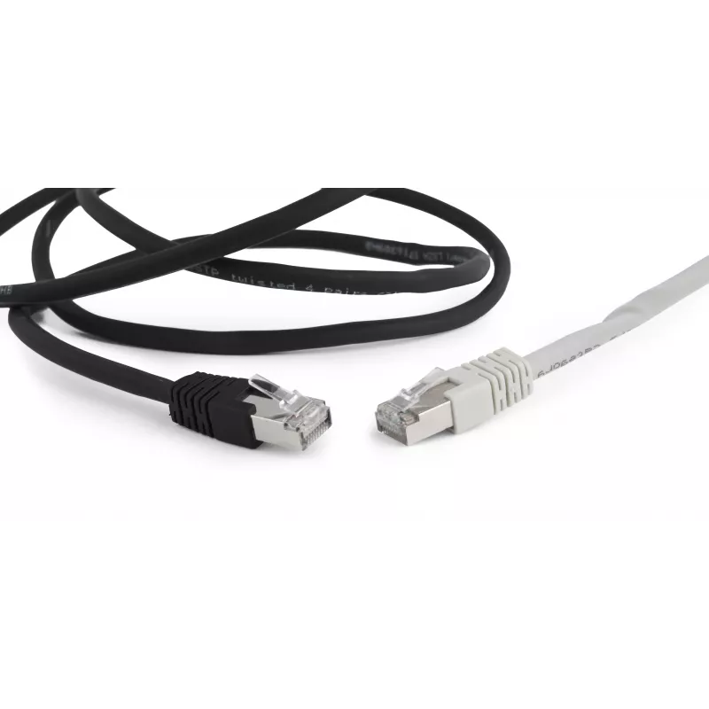 Gembird Cat6a S/FTP patch kábel RJ45, 2 m, čierny, LSZH