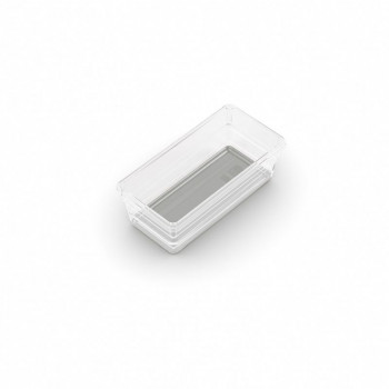 KIS Box Sistemo organizér 2 15 x 7,5 x 5 cm transparentná/svetlosivá