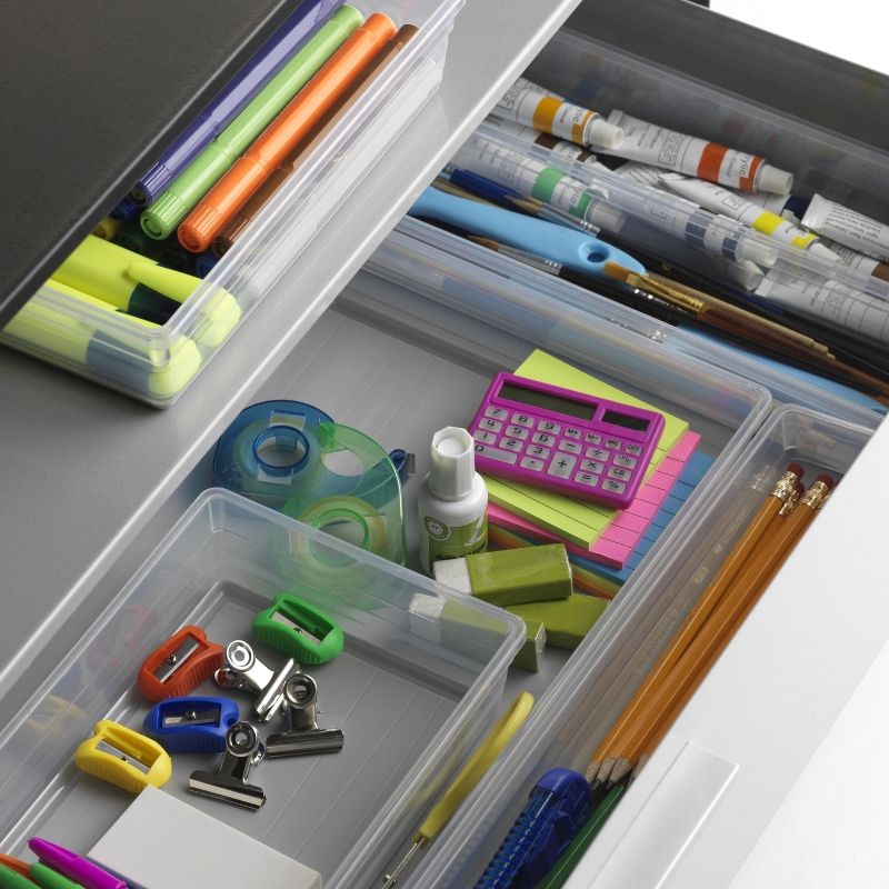 KIS Box Sistemo organizér 2 15 x 7,5 x 5 cm transparentná/svetlosivá