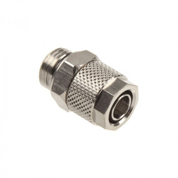 Innovatek pripojenie rovné G1/4 palca vnútorný závit na 10/8 mm - strieborná