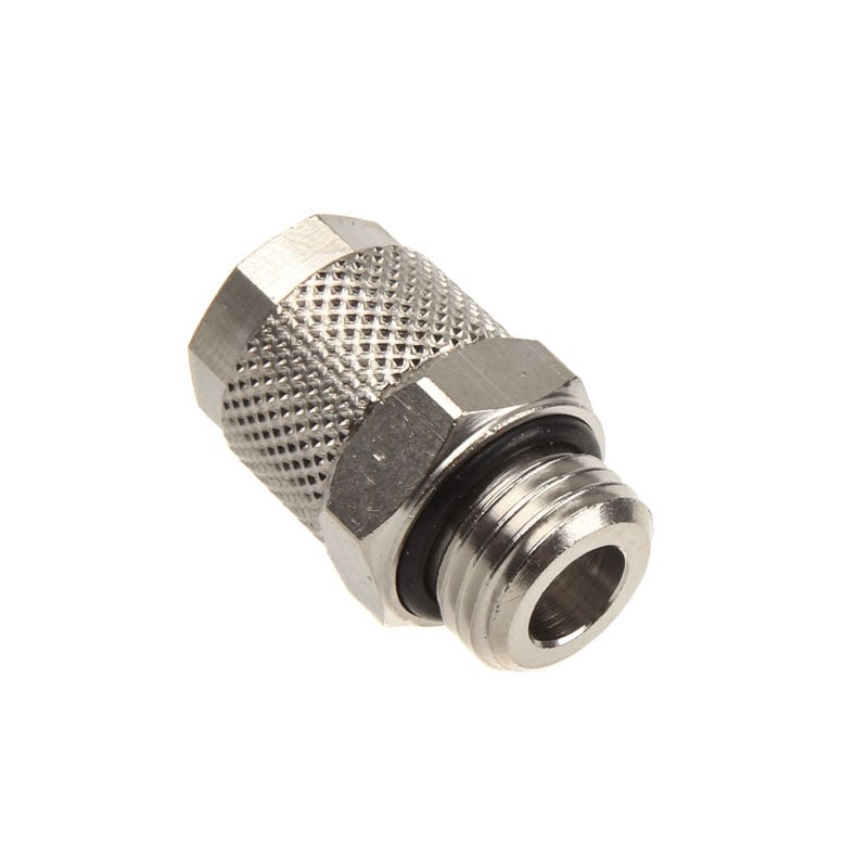 Innovatek pripojenie rovné G1/4 palca vnútorný závit na 10/8 mm - strieborná