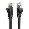 Ugreen plochý Cat6 U/UTP patch kábel RJ45, 0,5 m, čierny