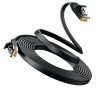Ugreen plochý Cat6 U/UTP patch kábel RJ45, 0,5 m, čierny