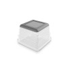 KIS Box Sistemo organizér 1 7,5 x 7,5 x 5 cm priehľadný/svetlosivý
