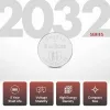 Uniross lítium CR2032 gombíková batéria, 1 ks