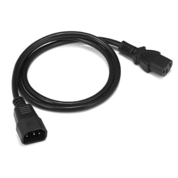 Zebra napájací kábel - IEC 60320 C13 na IEC 60320 C14