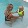 Sunnylife plavecká vesta (2-3 roky) – Salty the Shark Aqua Neon Yellow