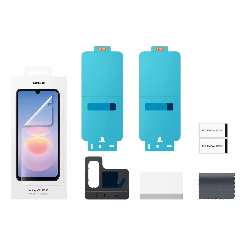 Samsung ochranná fólia displeja pre Galaxy A18, transparentná