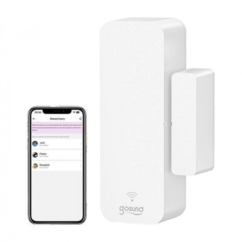 Gosund ST18 Zigbee Tuya inteligentný senzor otvorenia dverí a okien