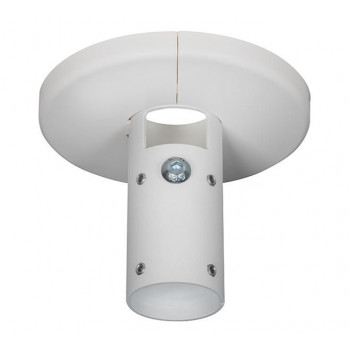 B-Tech SYSTEM V pevný stropný držiak pre 38-mm rúry, biely (BT5920/W)