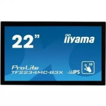 iiyama ProLite TF2234MC-B3X 21,5 palcový (54,61 cm) PCAP 10-bodový dotykový monitor, IPS, 1920x1080, VGA, DVI