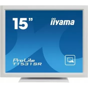 iiyama ProLite T1531SR-W3 15 palcový (38,1 cm) rezistívny dotykový monitor, 4:3, 1024x768, DVI, biela