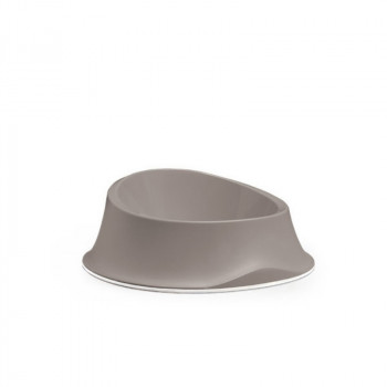 Stefanplast miska na krmivo Chic 0,65L 22x22x8,6cm svetlosivá