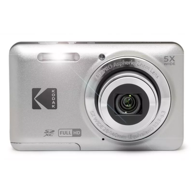 Kodak FZ55 digitálny fotoaparát, strieborný