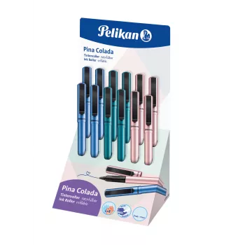 Pelikan Pina Colada rollerball pero, balenie 12 ks, kovové telo a uzáver, čierne (605502)