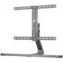 Hagor HA Tablestand L stolový stojan pre 55-75 palcové LCD displeje, VESA do 600 x 400 mm, strieborný