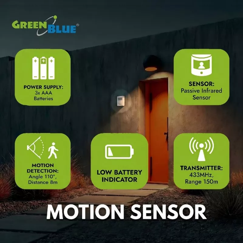 CEE GB 3400 rádiový mini alarm, hlásny vstup