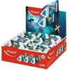 Maped Pyramide DRAGON guma z plastu, biela, trojuholníková, bez ftalátov a PVC, displej 24 ks (119527)