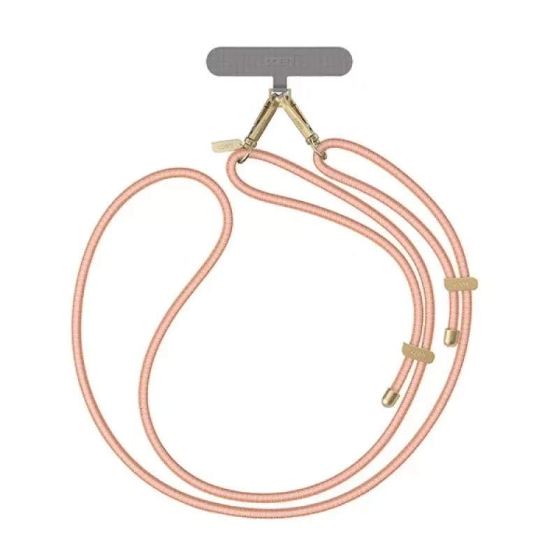UNIQ Coehl Laurel univerzálne šnúrka na mobil ružová/rosette