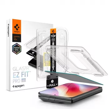 Spigen Glas.TR EZ Fit Pro AC Privacy ochranná sklenená fólia displeja pre iPhone Duo (AGL12016)