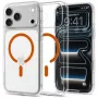 Spigen Ultra Hybrid MagSafe puzdro pre iPhone 17 Pro Max / 18 Pro Max, priehľadné/oranžové (ACS12122)