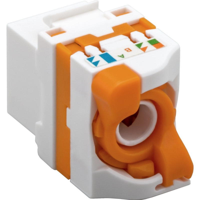 Techly 028573 Keystone modul RJ45 UTP Cat6, samosvorný, pre PoE
