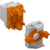 Techly 028573 Keystone modul RJ45 UTP Cat6, samosvorný, pre PoE