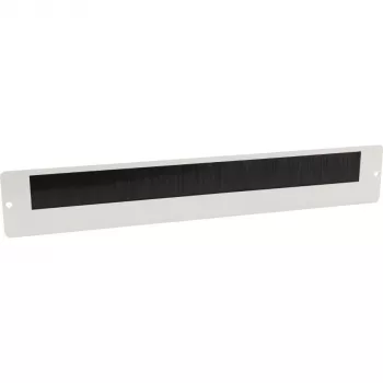 Getfort kefová káblová priechodka pre nástenné rackové skrine, 340 mm, sivá