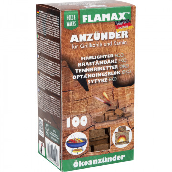 Flamax ekologické zapaľovacie kocky, 100 ks