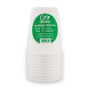 Gogreen Go Green ekologické poháre 350 ml, 10 ks, biele