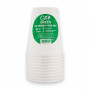 Gogreen Go Green ekologické poháre 350 ml, 10 ks, biele