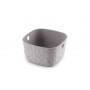 Curver Softex XS kôš 3 l, 19,4 x 19,4 x 11,1 cm, sivo-hnedý