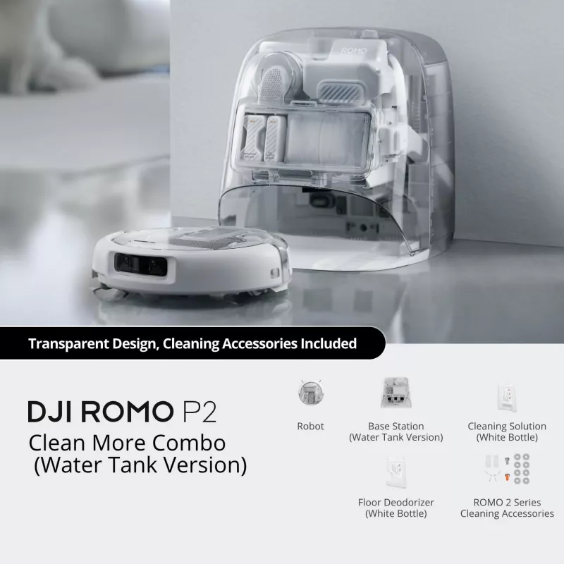 DJI ROMO P2 Clean More Combo vysávač robot