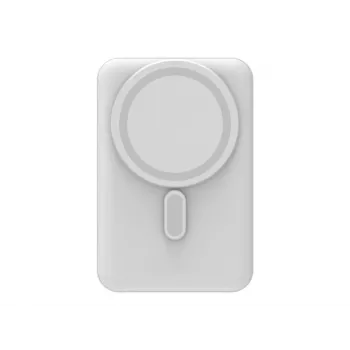 mophie Essentials magnetická bezdrôtová powerbanka 10K so stojanom, biela (401118084)