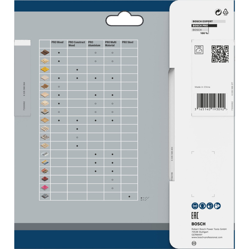 Bosch Multi Material kotúč píly 165 x 30/20 x 2,4 mm, 42 zubov (2608640519)