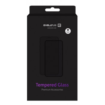 Evelatus 2.5D Full Cover antistatická ochrana displeja z tvrdeného skla pre Apple iPhone XR/11 (Japan Glue, Corning)