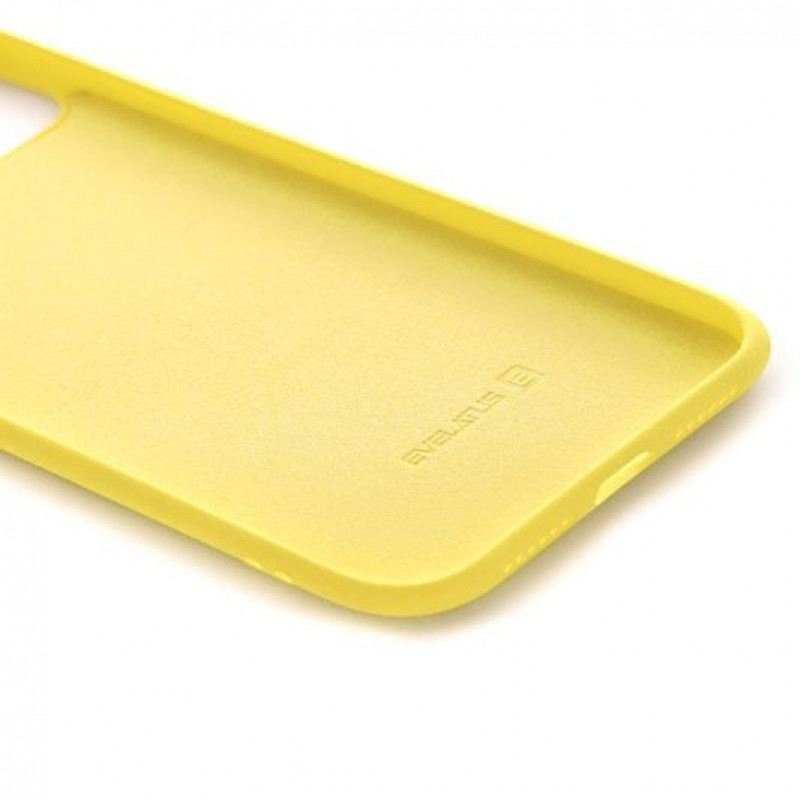 Evelatus Apple iPhone 11 Nano silikónové puzdro Soft Touch TPU žltá
