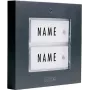 m-e modern-electronics 41273 Bezdrôtový tlačidlový zvonček s menovkou