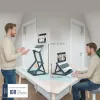 Leitz Ergo 2-in-1 sedací a stojanový držiak na notebook, čierna (65890089)