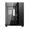 Darkflash TH285M Micro-ATX počítačová skriňa s tvrdeným sklom, čierna