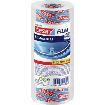 tesa C+C 57418-00000-02 lepiaca páska transparentná (d x š) 33 m x 19 mm 6 rolí