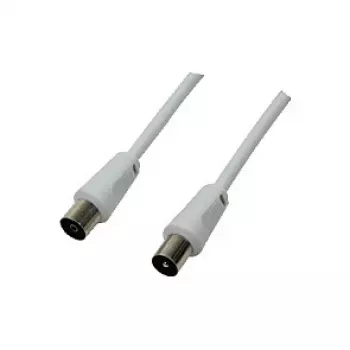 Logilink TV koaxiálny anténny kábel, CCS, >85 dB, biely, 2,5 m (CA1061)