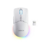 Lenovo Legion M220 RGB bezdrôtová herná myš, 2,4 GHz / Bluetooth / káblová, ľadová biela (GY51V60437)